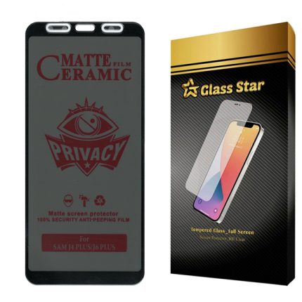 محافظ صفحه نمایش سرامیکی حریم شخصی گلس استار مدل PRCGA مناسب برای گوشی موبایل سامسونگ Galaxy A8 Plus 2018