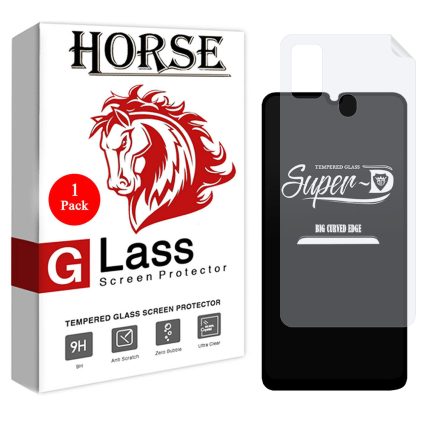 محافظ صفحه نمایش  هورس مدل  2SN-Glass   مناسب برای گوشی موبایل   سامسونگ  Galaxy M30s  به همراه محافظ پشت گوشی