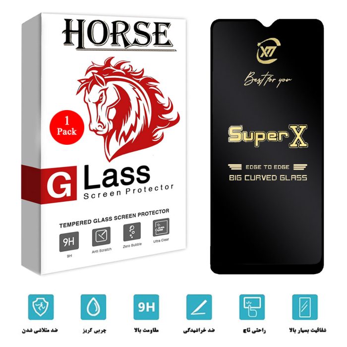 محافظ صفحه نمایش هورس مدل SUPERX مناسب برای گوشی موبایل سامسونگ Galaxy A12 Nacho