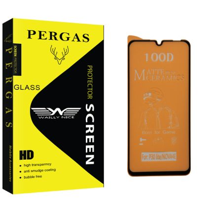 محافظ صفحه نمایش مات وایلی نایس مدل Pergas Glass مناسب برای گوشی موبایل هوآوی P30 lite/ Nova 4e