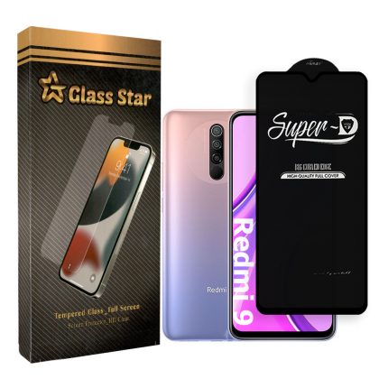 محافظ صفحه نمایش گلس استار مدل SUPER-D مناسب برای گوشی موبایل شیائومی Redmi 9 / 9 Prime