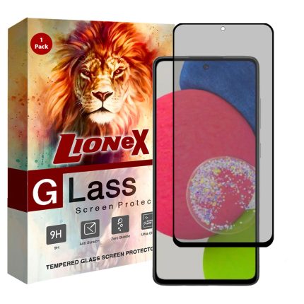 محافظ صفحه نمایش سرامیکی حریم شخصی لایونکس مدل PRC مناسب برای گوشی موبایل سامسونگ Galaxy A52s 5G