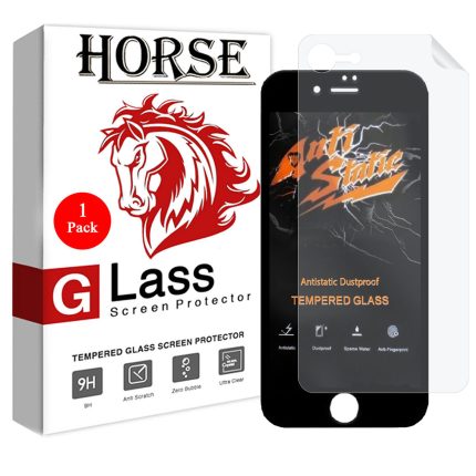محافظ صفحه نمایش هورس مدل 2ASN مناسب برای گوشی موبایل اپل iPhone SE 2022 به همراه محافظ پشت گوشی