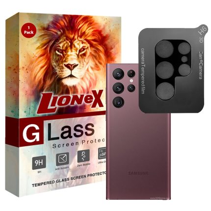محافظ لنز دوربین لایونکس مدل LFUL مناسب برای گوشی موبایل سامسونگ Galaxy S22 Ultra