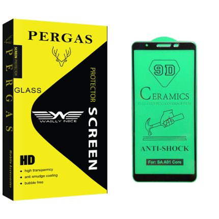 محافظ صفحه نمایش سرامیکی وایلی نایس مدل Pergas Glass مناسب برای گوشی موبایل سامسونگ Galaxy A01 core