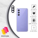 محافظ لنز دوربین شهر گلس مدل 5DLENSH مناسب برای گوشی موبایل سامسونگ Galaxy A54 5G