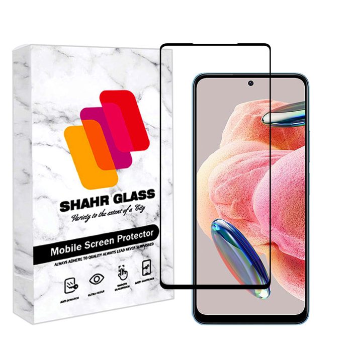 محافظ صفحه نمایش شهر گلس مدل FULPLUSSH مناسب برای گوشی موبایل شیائومی Redmi Note 12 4G