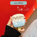 کاور قاب تک طرح بستنی آبی مدل BLUECOVER مناسب برای کیس اپل Airpods Pro