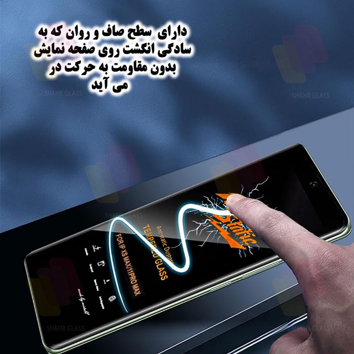 محافظ صفحه نمایش آنتی استاتیک شهر گلس مدل ANTIDUSTSHNW مناسب برای گوشی موبایل سامسونگ Galaxy M54 5G/F54 5G/M51/M52 5G/M53/M62/F62