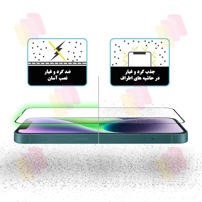 محافظ صفحه نمایش آنتی استاتیک شهر گلس مدل ANTIDUSTSHNW مناسب برای گوشی موبایل سامسونگ Galaxy M54 5G/F54 5G/M51/M52 5G/M53/M62/F62