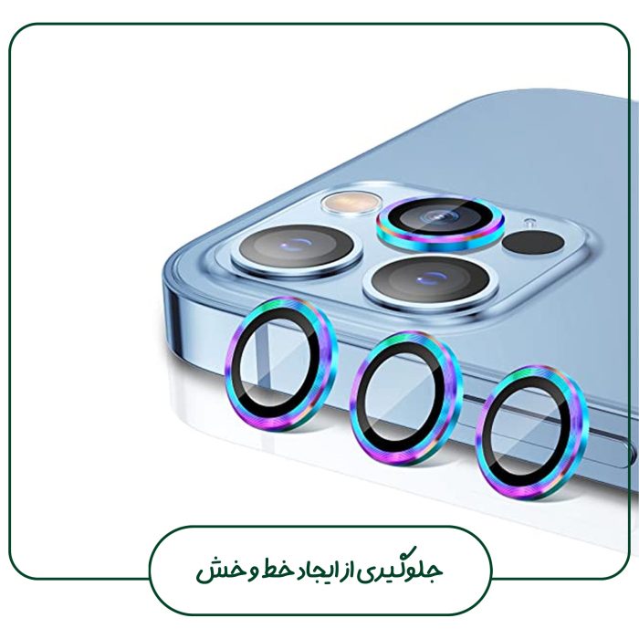 محافظ لنز دوربین شهر گلس مدل RINIPSH مناسب برای گوشی موبایل اپل iPhone 15 Pro