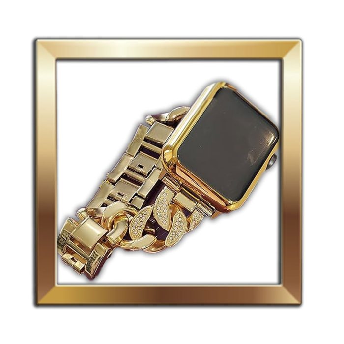 بند قاب تک مدل CARTIER4NGHT مناسب برای ساعت هوشمند اچ کا HK9 Ultra 2 49mm