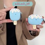 کاور قاب تک طرح بستنی آبی مدل BLUECOVER مناسب برای کیس اپل Airpods Pro