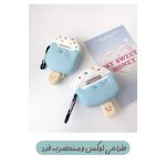 کاور قاب تک طرح بستنی آبی مدل BLUECOVER مناسب برای کیس اپل Airpods Pro